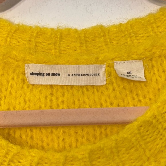 Anthropologie Yellow Crew Neck Sweater - Picture 6 of 12